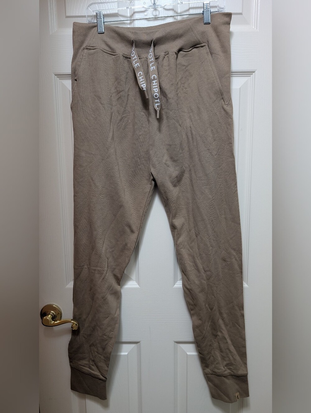 Chipotle Joggers Brown Size Medium M Organic Cotton